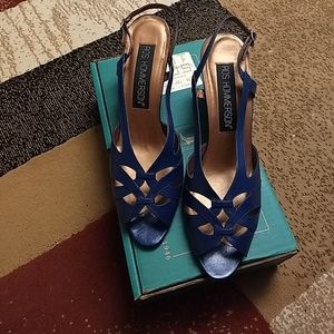 Ros Hommerson Blue Slingbacks-11N